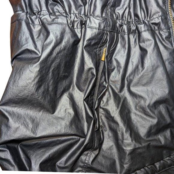 Athleta Medium 'Alpine Air' Black Vest Fleece Lined Full Zip Adjustable Waist - Picture 14 of 15